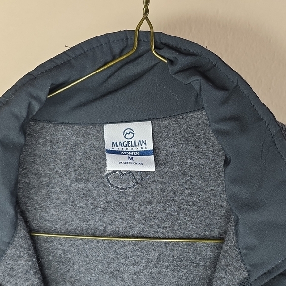 Magellan Outdoors Jacket Zip Up Gray Medium - Picture 2 of 4